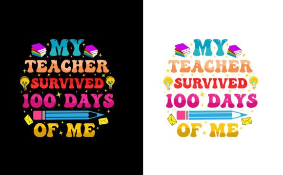 100 Day of School T-Shirt Design