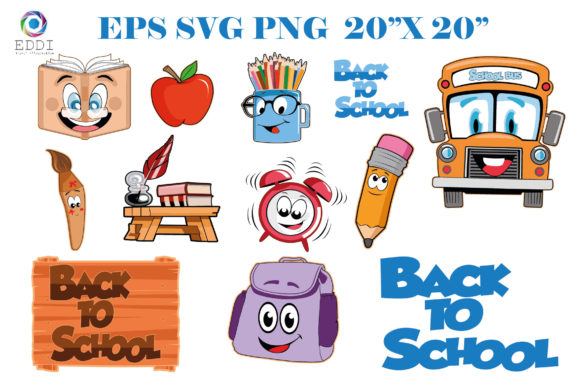 Back to School Clip Art Bundle: Graphics for Creative Projects