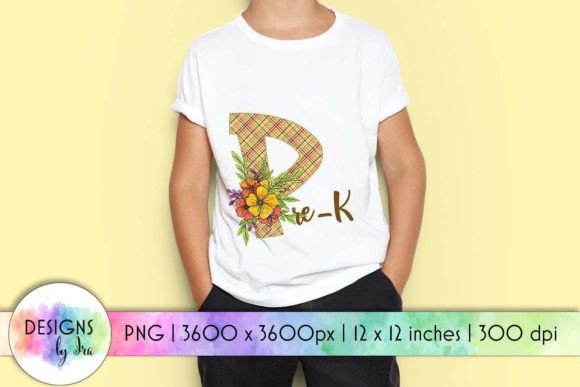 Back to School Pre K Sublimation Graphics