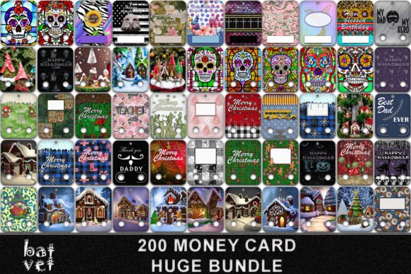 Money Card Huge Bundle Graphics & Crafts