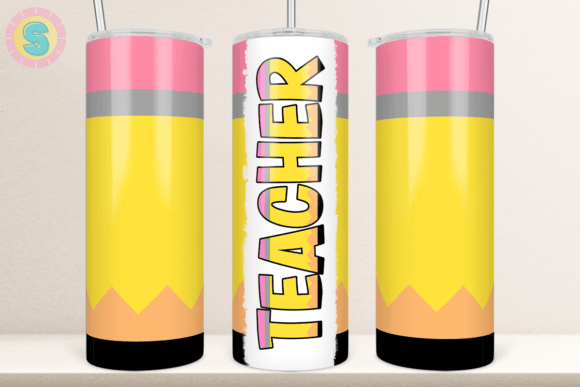 SEAMLESS Teacher 20Oz Tumbler Wrap: Graphics for Crafts
