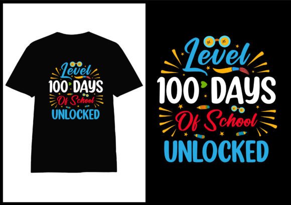 T-shirt Design of 100 Days