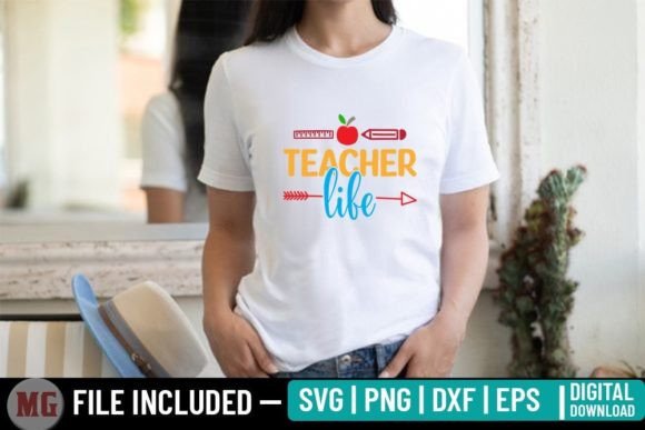 Teacher Life - Back to School Graphics